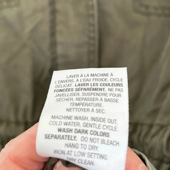 5/20$ Reitmans Olive Green Utility  Vest size 11 - Picture 5 of 6